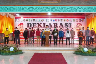 Suhu Politik Memanas, 19 Organisasi di Riau Deklarasi Anti Politik Uang