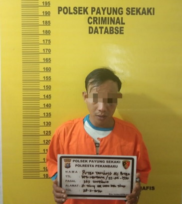 Polsek Payung Sekaki Amankan Tersangka Curanmor