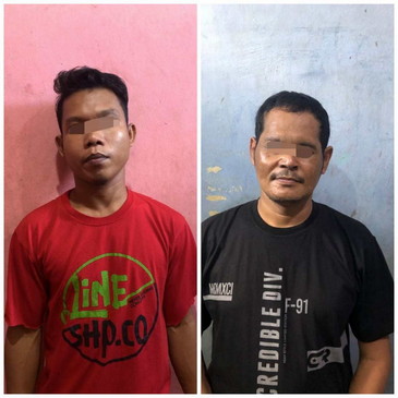 Dua Pengedar Sabu Diringkus Polisi disimpang empat Belilas Inhu - Riau.