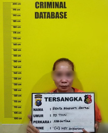 Miliki Sabu 811,38 gram, IRT Cantik Pengedar Sabu Ditangkap Buser Polsek Tampan