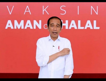 Kesan Presiden Jokowi Setelah Divaksin Covid-19 untuk Pertama Kalinya