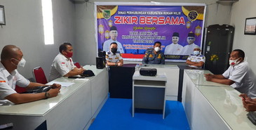 Peduli dengan Infrastruktur jalan di Rokan Hilir,  Projo bersinergi dengan Dishub ROHIL