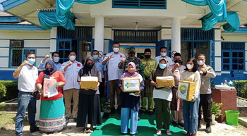 Projo Riau Laksanakan Percepatan Vaksinasi Nasional untuk Desa Produktif  dan Perkebunan