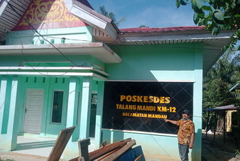 Poskesdes diterlantarkan menjadi sarang hantu.