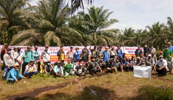 PETANI SAWIT PT. MAS SEBANYAK 5 DESA DI EKSPRESIKAN AMBIL ALIH LAHAN