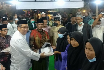 Doa Bersama dan Santunan 1000 Anak Yatim Untuk Kesuksesan Muktamar Ke 34 NU di Lampung