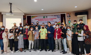 Aklamasi, Agel Purwanda Terpilih sebagai Ketua Umum DPM Universitas Lancang Kuning