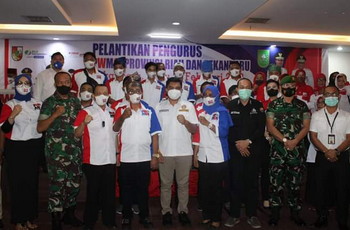 Pengurus perhimpunan wartawan media online provinsi Riau resmi dilantik