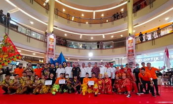 Disaksikan Ribuan Masyarakat, FOBI Riau sukses Gelar Kejurda Barongsai