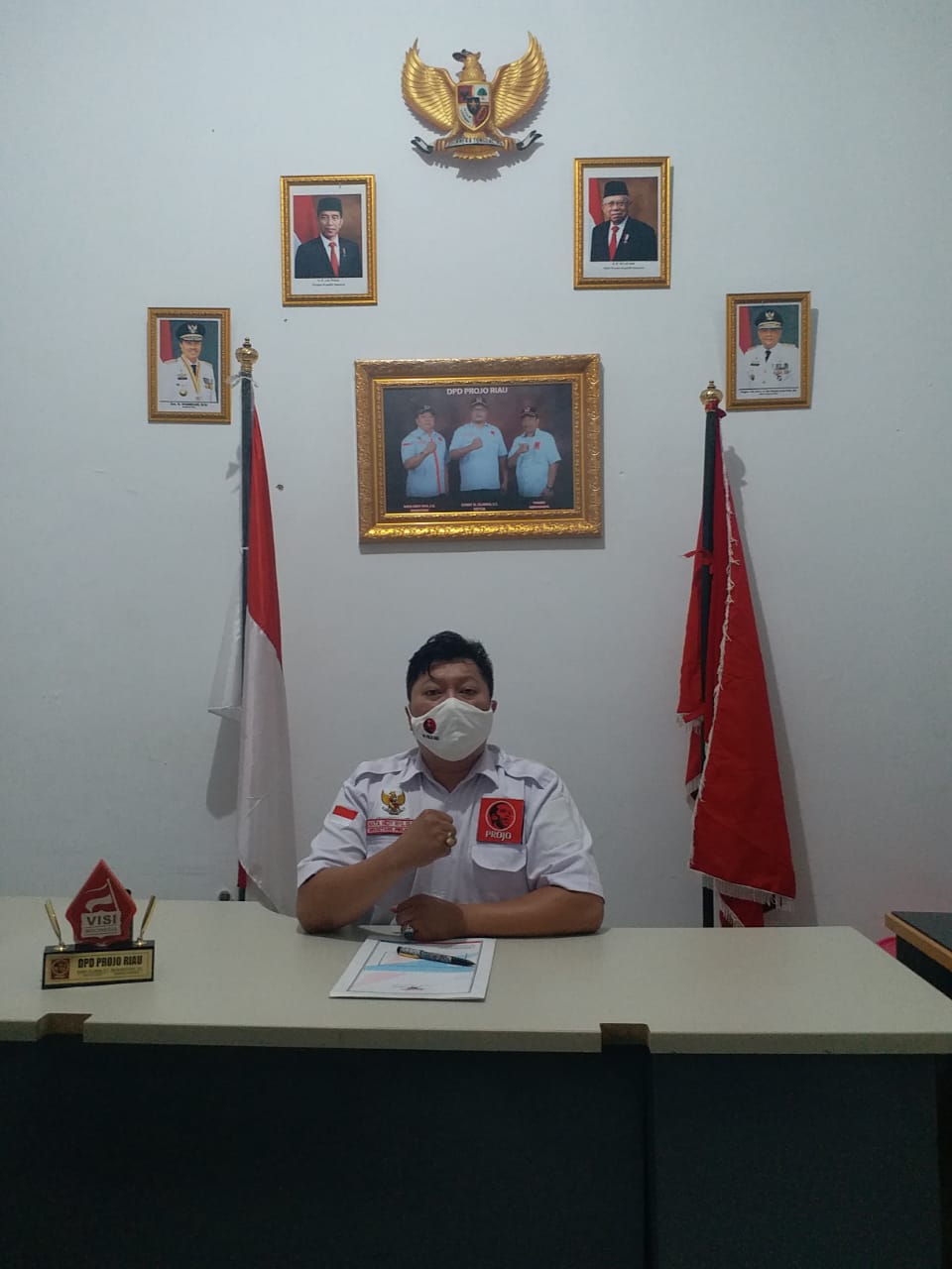 Demi Riau Kondusif, Projo Riau menolak Deklarasi KAMI di Riau
