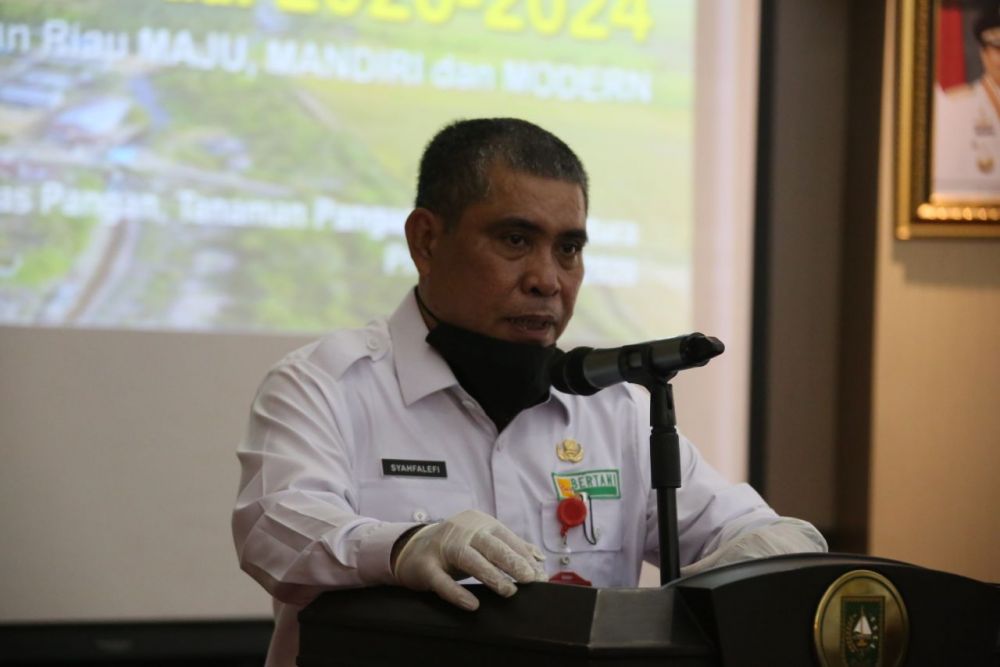 Kadis PTPH Riau Ajak Seluruh Elemen Masyarakat Lakukan Gerakan Penyediaan Pangan Daerah