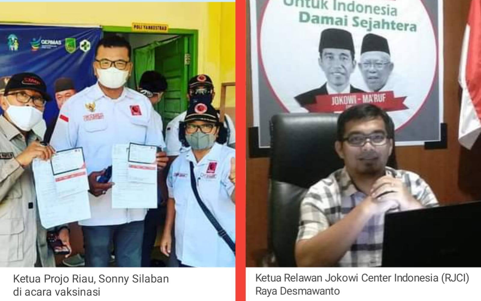 Relawan Jokowi di Riau Tak Terlibat Deklarasi 3 Periode!