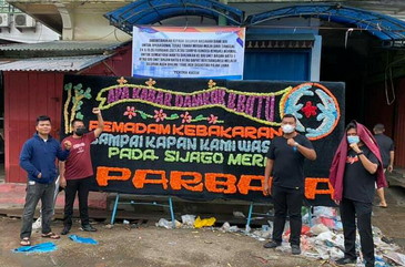 PARBABA Empati dan akan Jadi garda Depan untuk  Pedagang Korban Kebakaran.