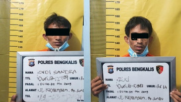 Jual Sabu Kakak Beradik di Duri Riau diciduk Polisi