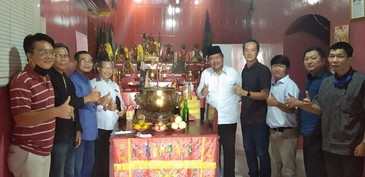Pengurus FKUB Riau Gelar Silaturahmi ke Umat Konghucu di Kelenteng Dewa Kim Guan Sue