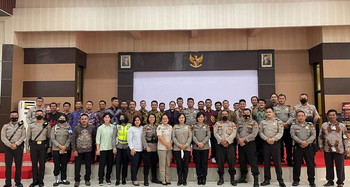 25 orang peserta PSP Pesparawi Rokan Hilir datangi POLRES Rokan Hilir